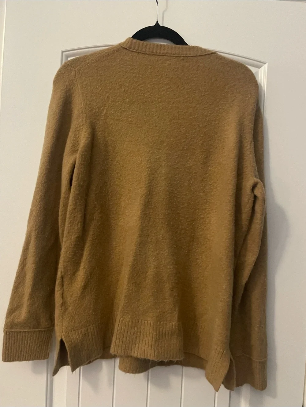 J. Crew Crewneck Sweater in Camel Tan